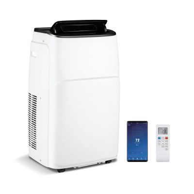 PETSITE Smart Portable Air Conditioner & Heater 13000 BTU, 4-in-1 Stand up AC Unit, Dehumidifier, Heater & Fan with Remote Control Window Kit For Rooms up to 600 Sq.ft