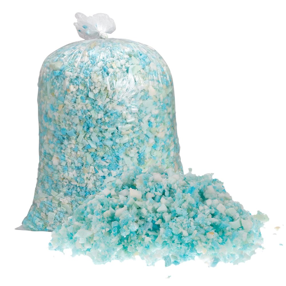 uxcell Shredded Memory Foam Filling, 5 Pounds Bean Bag Filler Foam for Bean Bag Chairs, Cushions, Sofas, Pillows and More - Multi Color