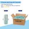 uxcell Shredded Memory Foam Filling, 5 Pounds Bean Bag Filler Foam for Bean Bag Chairs, Cushions, Sofas, Pillows and More - Multi Color view 2
