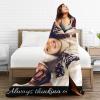 ARDDIS Custom Blanket with Photos Text Customized Blanket Personalized Flannel Throw Blankets for Adult Kid Birthday Wedding Christmas Halloween Fathers Mothers Valentines Day Presents 60"X50" view 2