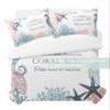 weesire Coastal Bedding Queen Size with 2 Shams, Nautical Beach Comforter Sets Ocean Bedspreads Coastal Coverlet Summer Bedding, 90''x96'' view 4