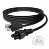 FITE ON 5ft UL 3-Prong AC Power Cord Cable Compatible with Zebra ZP450 Zp500 Thermal Label Printer view 4
