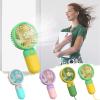 Portable Handheld Fan Personal Mini Fan Strong Wind Lightweight Makeup Fan Travel Fan Pocket Fan for Bedroom Window Desk Summer Gift for Girl Kids Women Men (w91) view 2