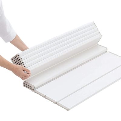 Bathtub Tray Bathtub Cover Waterproof Polypropylene Bath Lid, Foldable Insulation Board Bathtubs Dustproof Board Bathtub Tray for Home, Bathroom, SPA Experience Multifunctional ( Color : White , Size