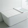 Bathtub Tray Bathtub Cover Waterproof Polypropylene Bath Lid, Foldable Insulation Board Bathtubs Dustproof Board Bathtub Tray for Home, Bathroom, SPA Experience Multifunctional ( Color : White , Size view 2