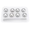 8Pcs Stainless Steel Whiskey Stones with Clip, Reusable Metal Ice Cubes Balls, Round Chilling Rocks Wine Chiller with Storage Case, Cooling Balls for Drinks Beverage Bar Beer(Ball 1.8cm Diameter) view 1
