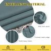 NICETOWN Greyish Blue Room Darkening Curtains 90 inch Length - Grommet Thermal Blackout Window Treatments Sound Proof Room Divider Drapes for Bedroom (2 Panels, W66 x L90) view 4