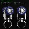 SRNSAEB Loading 80kg/ 176lbs Wall Mount Curtain Rails, Heavy Duty Curtain Track System with Universal Bearing Wheel, Smooth and Quiet Glide (Color : Gold, Size : 2.5m/8.2ft) view 4