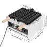Commercial 42 pcs Donut Ball Waffle Maker Waffle Baker Machine Nonstick Egg Hot Dog Baker Machine 1500W for Bakeries, Restaurants, Kiosks, Canteens view 2