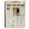 Customized Personal Historical Birthday Newspaper Poster No Frame, Canvas Back In 1925 Gifts Idea Birthday Decor Art Print for the Day You Were Born from 1922 to 2024, birthday Gifts for Women or Men view 3