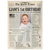 Customized Personal Historical Birthday Newspaper Poster No Frame, Canvas Framed 0.75 Inch Back In 2022 Gifts Idea Birthday Decor Art Print for the Day You Were Born from 1922 to 2022, birthday Gifts for Women or Men view 1