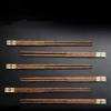 FAMMIX Natural Wood Chopsticks Gift Set with Gift Box,2 Pairs Wooden Hand Carved Chopsticks Reusable,Dishwasher Safe,Japanese Korean Chopsticks for Restaurant Home E view 4
