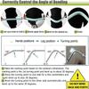 LZMZMQ White Hidden Curtain Track Flexible Bendable, Home/Office/Nursery/Hotel Recessed Sliding Curtain Rod, Ceiling Mount, 3.3-26.3ft Long, Aluminum Alloy (Size : 4.9ft(150cm)) view 4