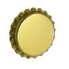 North Mountain Supply Beer Bottle Crown Caps - Gold - Oxygen Barrier - 10,000 Count view 1