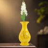 NUOBESTY Home Decor Buddhist Flower Vase Ceramic Buddha Lotus Flower Vase Water Purification Bottle Temple Altar Supplies Arrangement Container Table Decor Office Decor view 2