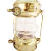 Brass Table Lantern Glass Oil Lamp Home Decoration 14 Inches Best Gift view 3