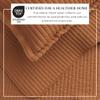 Great Bay Home Full/Queen Quilt Bedding Set, 3-Piece Lightweight Summer Channel Stitch Quilt Set with Shams, Ultra Soft Copper Bedspreads, Quilted Bedding Coverlets for All Seasons view 4