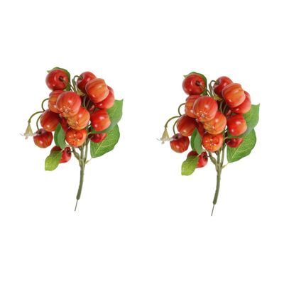 DECHOUS 2pcs Hanging Fruit String Lifelike Artificial Garland for Home Decoration Fruit Photography Props Lightweight and Realistic Design