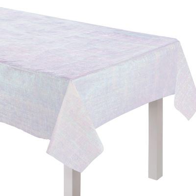 Amscan Plastic Table Cover - 54" x 102" (1 Piece) - Perfect for Parties, Events & Festive Occasions - Durable, Easy-to-Clean & Reusable, Carnival