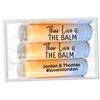 10 Their Love is The Balm Mimosa Flavored Personalized Lip Balm Party Favors for a Bridal Shower, Bachelorette Party, Wedding and Brunch with Clear Labels view 1