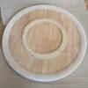 ZJIEX 27" 32" 36" Wooden Lazy Susan Turntable Dining Table Rotating Serving Tray Round Tabletop Serving Plate, Silent/Smooth, Rotate By Hand (Color : Begonia, Size : 70cm/27") view 3