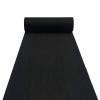 Wedding Aisle Runner Black Event Carpet Mat Wear-Resistant Runner Runway Rug Roll for Wedding Ceremony Church Party Prom Beach Outdoor, Disposable Cutable (Size : 1.5x30m) view 1