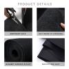 Wedding Aisle Runner Black Event Carpet Mat Wear-Resistant Runner Runway Rug Roll for Wedding Ceremony Church Party Prom Beach Outdoor, Disposable Cutable (Size : 1.5x30m) view 3