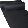 Wedding Aisle Runner Carpet, Black Walkway Floor Carpet Rug 2mm Thickness Polyester Runway Runner Event Carpet for Wedding Decorations, Customizable (Size : 1.5x30m) view 1