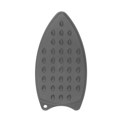 HARFINGTON Silicone Iron Rest Pad, Multipurpose Iron Hot Resistant Mat Iron Rest Plate for Ironing Board Hot Heat Resistant Steam Compact Mat, Grey