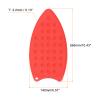 HARFINGTON Silicone Iron Rest Pad, Multipurpose Iron Hot Resistant Mat Iron Rest Plate for Ironing Board Hot Heat Resistant Steam Compact Mat, Red view 2