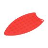 HARFINGTON Silicone Iron Rest Pad, Multipurpose Iron Hot Resistant Mat Iron Rest Plate for Ironing Board Hot Heat Resistant Steam Compact Mat, Red view 3