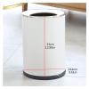 DYPASA Garbage Can Round Bathroom TrashMetal Trash Canfor Easy Cleaningfor Bedroom Bathroom and Office9.61inches Diameter X 12.99inches Height Wastepaper Basket (Color : Gold) view 2