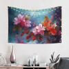 Baxozud Bright and blooming flowers Tapestry Home decoration Tapestry Psychedelic Tapestry Wall hanging Bedding Tapestry view 1