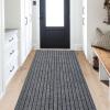 ANTPOP Runner Rug 2ft x 64ft Outdoor Indoor Runner Rugs with Rubber Backing Washable Rug Runner Carpet for Hallway Entryway Kitchen Bathroom Laundry Room Balcony Garage Patio view 1