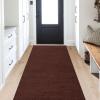 ANTPOP Runner Rug 2ft x 28ft Outdoor Indoor Runner Rugs with Rubber Backing Washable Rug Runner Carpet for Hallway Entryway Kitchen Bathroom Laundry Room Balcony Garage Patio view 1