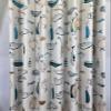 ILUOGUDU White Curtains for Bedroom Kids Curtain Geometric Semi Blackout Window Curtains Nursery Curtain 63 inches Length Linen Darkening Curtains 1 panel (Pinch Pleated Curtains, 63" W x 63" L) view 2