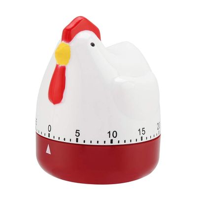 Cooking Timer Magnet, Lovely Chicken Timer Mechanical Kitchen Cooking Alarm Clock 60 Minutes Rooster Kitchen Cooking Timer for Home Decor Timing Reminder