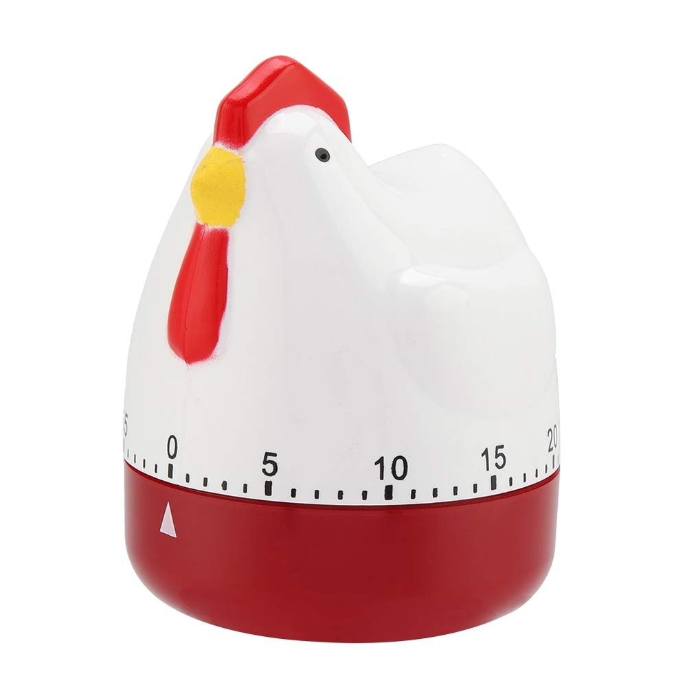 Cooking Timer Magnet, Lovely Chicken Timer Mechanical Kitchen Cooking Alarm Clock 60 Minutes Rooster Kitchen Cooking Timer for Home Decor Timing Reminder