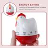 Cooking Timer Magnet, Lovely Chicken Timer Mechanical Kitchen Cooking Alarm Clock 60 Minutes Rooster Kitchen Cooking Timer for Home Decor Timing Reminder view 2