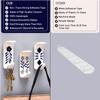Indian Shelf 3 Hooks, 6 Strips Decorative Adhesive Hooks Kitchen Wall Hook for Hanging Heavy Duty Sticky Hangers Bathroom Towel Hooks for Wall Shower Sticky Hook for Hanging view 4