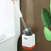 ROHNES Modern Toilet Brush and Holder Wall Mounted Toilet Cleaning Brush Plastic Toilet Bowl Brush for Bathroom deep Cleaning view 3