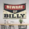 Tapestry Wall Art Beware of Billy Tapestry Tapsterys Wall Tapsterys Wall (Size : 75X100CM) view 3