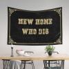 CakJuice Tapestry for Bedroom Aesthetic New Home Who Dis Tapestry Bedroom Door Decor Things for Boys Room (Size : 75X92CM) view 3