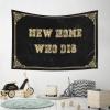 CakJuice Tapestry for Bedroom Aesthetic New Home Who Dis Tapestry Bedroom Door Decor Things for Boys Room (Size : 75X92CM) view 4