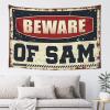 Tapestry Wall Art Beware of Sam Tapestry Tapsterys Wall Tapsterys Wall (Size : 100X150CM) view 1
