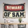 Tapestry Wall Art Beware of Sam Tapestry Tapsterys Wall Tapsterys Wall (Size : 100X150CM) view 3