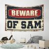 Tapestry Wall Art Beware of Sam Tapestry Tapsterys Wall Tapsterys Wall (Size : 100X150CM) view 4