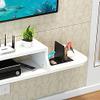 IBOWZ Floating TV Stand Cabinet Wall Hanging Tv Stand,Floating Tv Unit,Wall-Mounted Tv Cabinet for Router Shelf DVD Set-Top Box Storage view 3