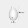 GIENEX Large Water Tank Capacity 3L Humidifiers, Waterless Auto-Off, Quiet Air Humidifier with Night Light, Ultrasonic Humidifier Ideal for Bedroom, Baby Room, Living Room Humidifiers for Home view 2
