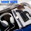 Travel Size Steamer for Clothes,Handheld Garment Steamer for Hat,1lbs Lightly,40s Fast Heat-up,8 FT Power Cord,800W, Light Mini Steamer for Home, Office and Travel, Black view 4